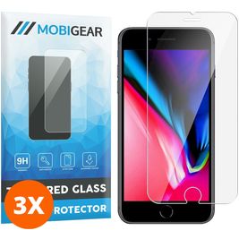 Mobigear iPhone 6 Plus Glazen Screenprotector - Case Friendly (3-Pack)