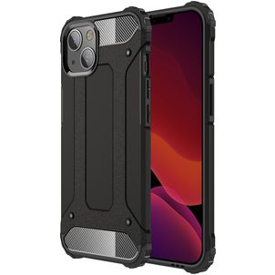 Mobigear Outdoor iPhone 13 Hoesje Hardcase Backcover Shockproof - Zwart