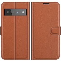 Mobigear Classic Google Pixel 6 Pro Hoesje Bookcase Portemonnee - Bruin