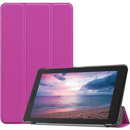 Mobigear Tri-Fold Lenovo Tab E8 Hoes Bookcase - Paars