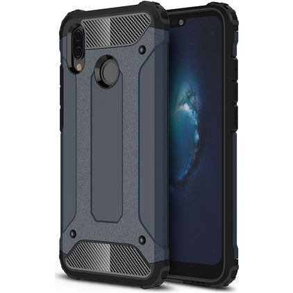 Mobigear Outdoor Huawei P20 Lite (2018) Hoesje Hardcase Backcover Shockproof - Marineblauw