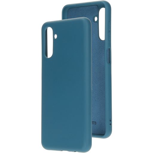 Mobiparts Samsung Galaxy A13 4G Siliconen Hoesje Backcover - Blueberry Blue