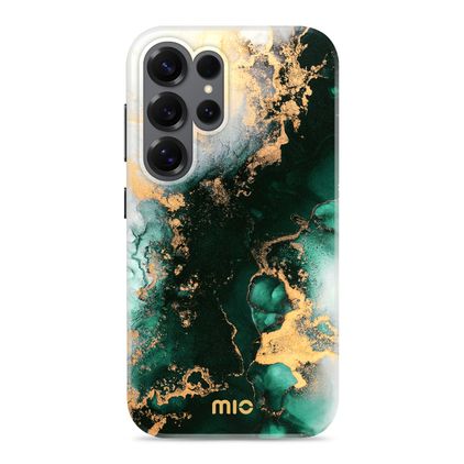 MIO Samsung Galaxy S25 Ultra MagSafe Hoesje Hardcase Backcover - Green Marble