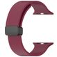 Mobigear Sport Mag Siliconen Apple Watch Bandje Magneetsluiting - 42/41/40/38 mm - Bordeaux Rood