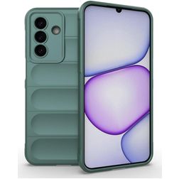 Mobigear Bumpy Samsung Galaxy A27 Hoesje Flexibel TPU Backcover - Groen