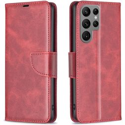 Mobigear Excellent Samsung Galaxy S25 Ultra Hoesje Bookcase Portemonnee - Rood