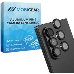 Mobigear Single Samsung Galaxy Z Fold 7 Glazen Camera Lens Protector - Case Friendly - Zwart