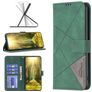 Mobigear Rhombus Google Pixel 7a Hoesje Bookcase Portemonnee - Groen