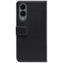 Mobilize Classic Gelly Samsung Galaxy S25 Edge Hoesje Bookcase Portemonnee - Zwart