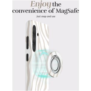 MIO Holder MagSafe Telefoon Ring - Sandy Zebra Universeel