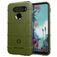 Mobigear Rugged Shield LG K51s Hoesje Flexibel TPU Backcover Shockproof - Groen