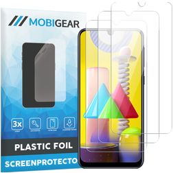 Mobigear Samsung Galaxy M31 Screenprotector Folie - Case Friendly (3-Pack)