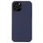 Mobigear Rubber Touch iPhone 13 Siliconen Hoesje Backcover - Donkerblauw
