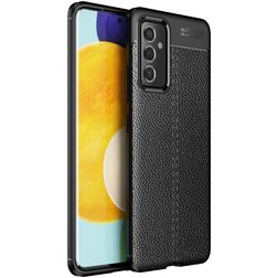 Mobigear Luxury Samsung Galaxy A82 5G Hoesje Flexibel TPU Backcover - Zwart