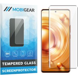 Mobigear Premium Vivo X80 Pro Glazen Screenprotector - Case Friendly - Zwart