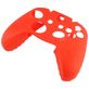 Mobigear Classic Dun Xbox One controller (model 1537 / 1697) Hoesje Flexibel Siliconen - Rood