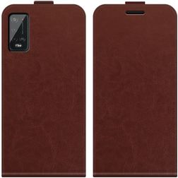 Mobigear Wiko Power U20 Hoesje Flipcase - Bruin