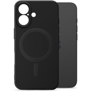 My Style Protective Flex iPhone 16 MagSafe Hoesje Flexibel TPU Backcover - Zwart