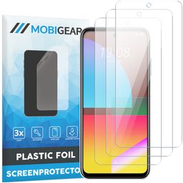 Mobigear HTC Desire 21 Pro Screenprotector Folie - Case Friendly (3-Pack)