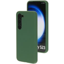 Mobiparts Samsung Galaxy S23 Siliconen Hoesje Backcover - Forest Green Mobiparts Samsung Galaxy S23 Siliconen Hoesje Backcover - Forest Green