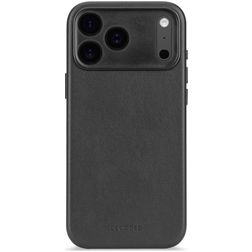 Decoded iPhone 17 Pro Max Hoesje Echt Leer Backcover Shockproof - Zwart