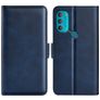 Mobigear Slim Magnet Motorola Moto G71 5G Hoesje Bookcase Portemonnee - Blauw