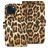 My Style Flex Wallet iPhone 15 Hoesje Bookcase Portemonnee - Wild Leopard