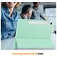 Mobigear Tri-Fold Gel Samsung Galaxy Tab S9 FE Hoes Bookcase + Stylus Houder - Groen