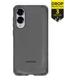 ITSKINS Level 2 SpectrumClear R Samsung Galaxy S25 Edge Hoesje Flexibel TPU Backcover Shockproof - Zwart