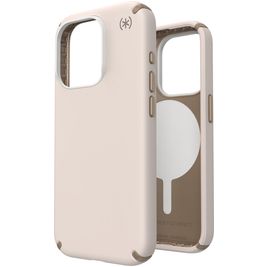 Speck Presidio2 Pro iPhone 15 Pro MagSafe Hoesje Hardcase Backcover Shockproof - Bleached Bone