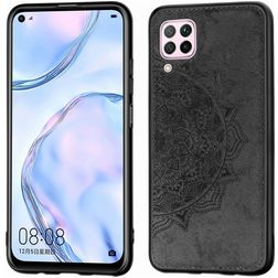 Mobigear Mandala Huawei P40 Lite Hoesje Hardcase Backcover - Zwart
