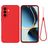 Mobigear Rubber Touch Samsung Galaxy S26 Siliconen Hoesje Backcover - Rood