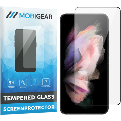 Mobigear Premium Samsung Galaxy S23 Glazen Screenprotector - Case Friendly - Zwart