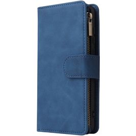 Mobigear Zipper Huawei P40 Hoesje Bookcase Portemonnee - Blauw
