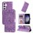 Mobigear Sunflower Samsung Galaxy S24 Hoesje Bookcase Portemonnee - Paars