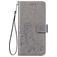 Mobigear Clover Samsung Galaxy A52s 5G Hoesje Bookcase Portemonnee - Grijs