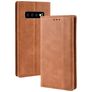 Mobigear Sensation Samsung Galaxy S10 5G Hoesje Bookcase Portemonnee - Cognac
