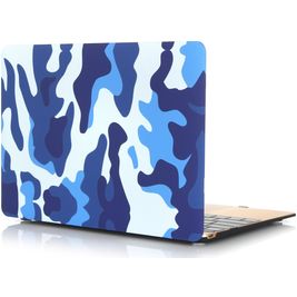 Mobigear Design MacBook 12 Inch (2015-2017) Hoes Hardshell Laptopcover MacBook Case - Sea Camauflage - Model A1534