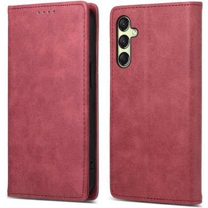 Mobigear Wallet Samsung Galaxy A16 Hoesje Bookcase Portemonnee - Rood