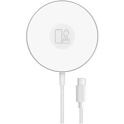 Mobilize 3in1 Magnetic Draadloze lader USB-C 1 Meter 15W - Wit