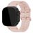 Mobilize Buckle Siliconen Apple Watch Bandje Gespsluiting - 42/41/40/38 mm - Roze