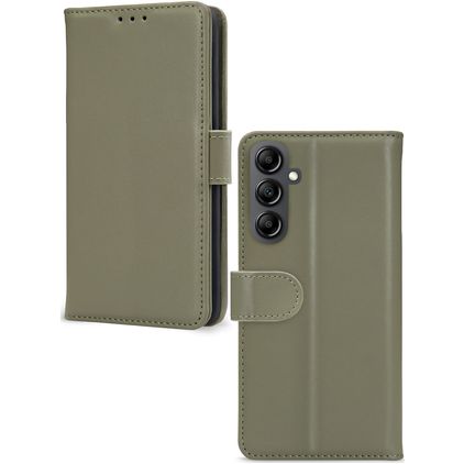 Mobilize Premium Gelly Wallet Samsung Galaxy A14 Hoesje Bookcase Portemonnee - Groen