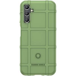 Mobigear Rugged Shield Samsung Galaxy A24 Hoesje Flexibel TPU Backcover Shockproof - Groen