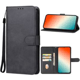 Mobigear Retro Samsung Galaxy S24 Plus Hoesje Bookcase Portemonnee - Zwart Mobigear Retro Samsung Galaxy S24 Plus Hoesje Bookcase Portemonnee - Zwart