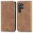 Mobigear Retro Slim Samsung Galaxy S25 Ultra Hoesje Bookcase Portemonnee - Bruin