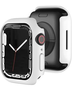 Mobigear Colors Dun Apple Watch - 45 mm Hardcase Hoesje - Wit