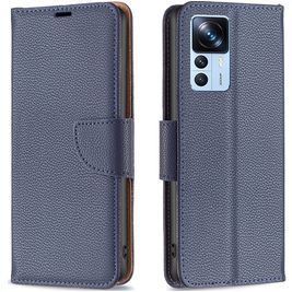 Mobigear Wallet Xiaomi 12T Pro Hoesje Bookcase Portemonnee - Blauw