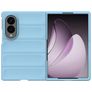Mobigear Bumpy Samsung Galaxy Z Fold 8 Hoesje Flexibel TPU Backcover - Blauw
