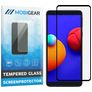 Mobigear Premium Samsung Galaxy A01 Core Glazen Screenprotector - Case Friendly - Zwart