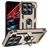 Mobigear Armor ring Xiaomi 15 Hoesje Hardcase Backcover Shockproof met Ringhouder - Goud